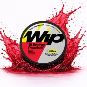 WIP Sour Cherry Energy Pouches — nicotine-free energy pouch
